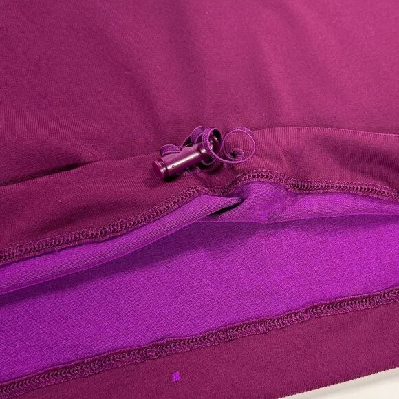 Gymshark purple sweat seamless cinch waist crop top long sleeve shirt S - Picture 10 of 10